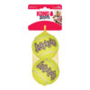Kong Squeakair Nonabrasive Felt Squeaker Balls Toy For Dogs 2 X Large