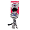 Kong Wubba No Stuff Squeaker Toy For Dogs - Zebra 1 Pack