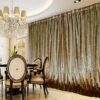 Large Thick Velvet Curtains Warp Knitted Velvet 550x230cm+30 Hooks Pinch Pleat