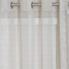 Laura Sheer Stripe Eyelet Curtain 140x220cm