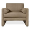 Laurel Fabric Sofa Chair, Merino Mocha