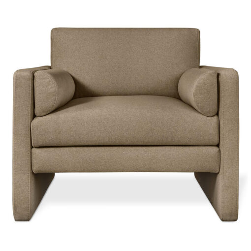 Laurel Fabric Sofa Chair, Merino Mocha