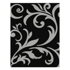 Legacy Cheryl Modern Rug, 80x150cm, Black