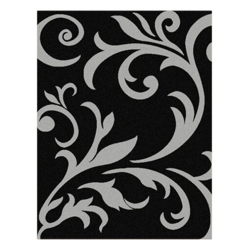 Legacy Cheryl Modern Rug, 80x150cm, Black