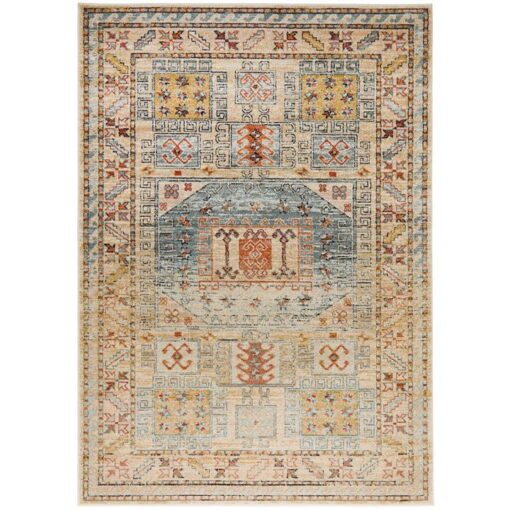 Legacy No.859 Bohemian Rug, 230x160cm, Cream / Turquoise