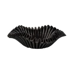 Lehriya Marble Coral Bowl, Medium, Black