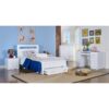 Lena Poplar Timber Bed, Double