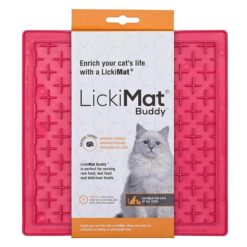 Lickimat Classic Buddy Cat Pink 1 Pack