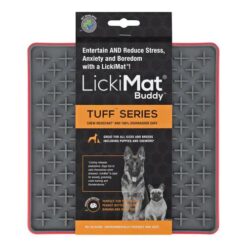 Lickimat Tuff Buddy Dog Red 1 Pack