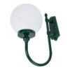 Lisbon Italian Made IP43 Exterior Up Wall Light, Style A, Green