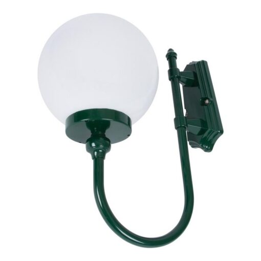 Lisbon Italian Made IP43 Exterior Up Wall Light, Style A, Green