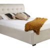 Livingston custom upholstered bed with choice of standard base