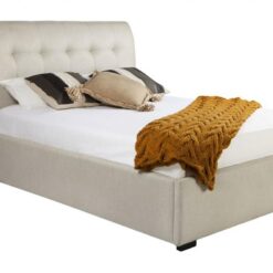 Livingston custom upholstered bed with choice of standard base
