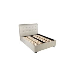 Livingston custom upholstered bed with choice of storage base