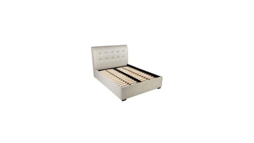 Livingston custom upholstered bed with choice of storage base