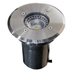 Lomond IP67 Exterior Recessed Wall / Inground Up Light, Round, Stainless Steel