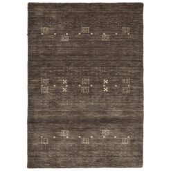 Lori No.042 Wool Tribal Rug, 130x70cm, Grey