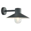 Lund IP55 Exterior Wall Light, Black