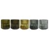 Lune Essence 5 Piece Glass Votive Set