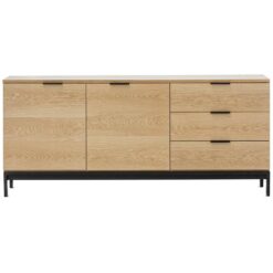 Macy 2 Door 3 Drawer Sideboard, 160cm, Oak