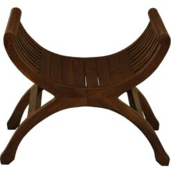 Maeve Solid Mahogany Single Seater Stool (Mahogany)