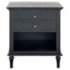 Maison Oak Timber Side Table, Medium, Black Oak