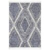 Mansour No.05 Modern Rug, 230x160cm, Blue / Grey