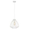Manu Iron Cage Pendant Light, White