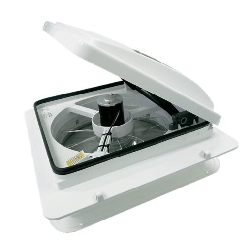 Maxxfan Plus 356mm x 356mm with Thermostat, Power Lift & Remote, 00-04540KIA