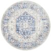 Mayfair Lorissa Bohemian Round Rug, 150cm, Blue