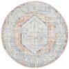 Mayfair Lorissa Bohemian Round Rug, 150cm, Peach