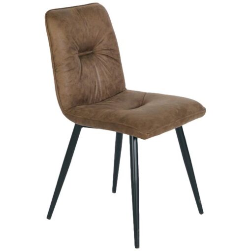 Midash Fabric Dining Chair, Vintage Tan