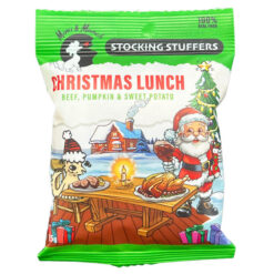 Mimi & Munch Christmas Lunch Beef, Pumpkin & Sweet Potato Dog Treats 25gm 3 Pack