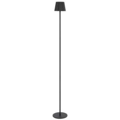 Mindy IP54 Indoor / Outdoor Rechargeable LED Touch Floor Lamp, CCT, Black