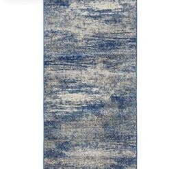 Mirage 355 Blue Runner By Rug Culture-400X80CM - RUNNER
