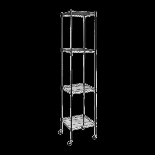 Modular Wire Storage Shelf 350 x 350 x 1800mm Steel Shelving