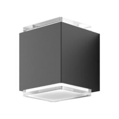 Mojo IP65 Indoor / Outdoor LED Up / Down Wall Light, 20W, 5000K, Dark Grey