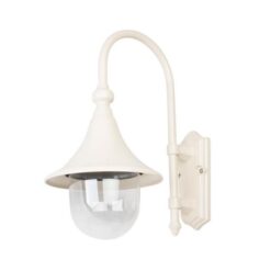 Monaco Italian Made IP43 Exterior Wall Light, Style A, Beige