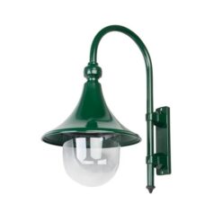 Monaco Italian Made IP43 Exterior Wall Light, Style C, Green