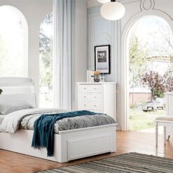 Monzart v timber look bed frame