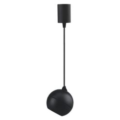 Moon Aluminium Dimmable LED Pendant Light, Spot Fascia, CCT, Black