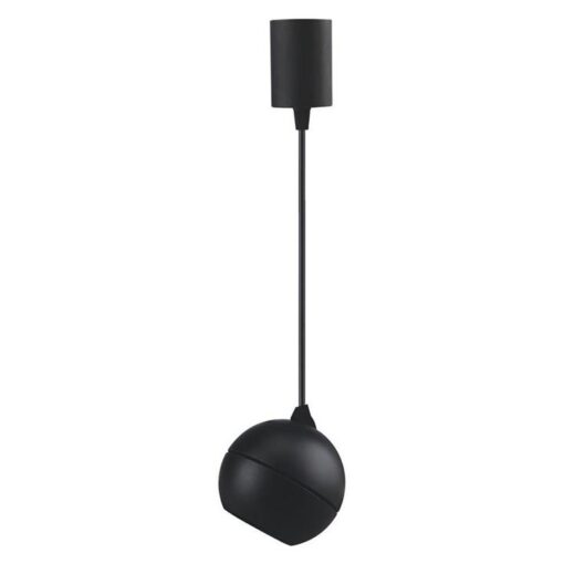 Moon Aluminium Dimmable LED Pendant Light, Spot Fascia, CCT, Black