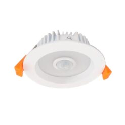 Motion 10W 3000K LED Downlight Kit with PIR Sensor - 120mm White