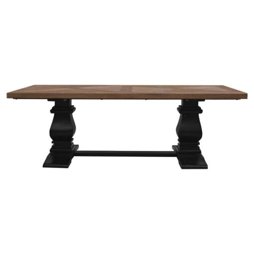 Mozzate Mango Wood Pedestal Coffee Table, 140cm