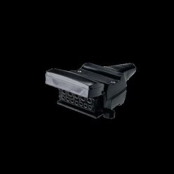 Narva 12 Pin Flat Trailer Socket, Black
