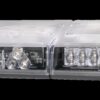 Narva 12V 1.7m Amber & Clear Lens Legion Light Bar with 18 LED Modules, Take Down & In-built Alley Lights