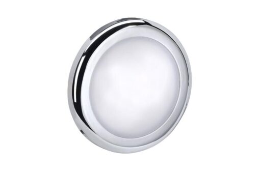 Narva 12V 70mm Chrome Interior Lamp, Cool White