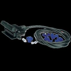 Narva 7 Pin Flat Trailer Socket Kit, Black