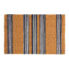 Nautica Coir Door Mat, Five Stripe, 85x55cm