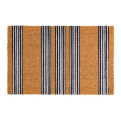 Nautica Coir Door Mat, Five Stripe, 85x55cm